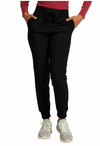 BLACK - Dickies Riveting Women's 7 Pocket Jogger Scrub Pant for Nursing - Image 1