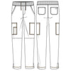 LGCB - Dickies Riveting Women's 6 Pocket Cargo Scrub Pant for Nursing - Image 5
