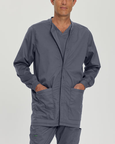 Men's 3 Pocket Warm-Up Scrub Jacket