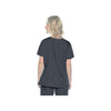 GRAPHITE - Landau ScrubZone Women's 2 Pocket Mock Wrap Scrub Top for Nursing - Image 3