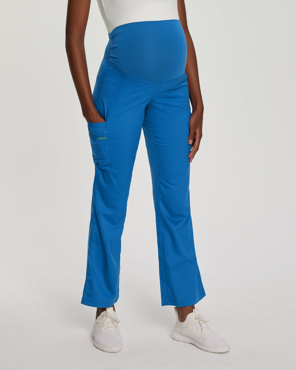 Women's Maternity Flare Leg Scrub Pant for Nursing