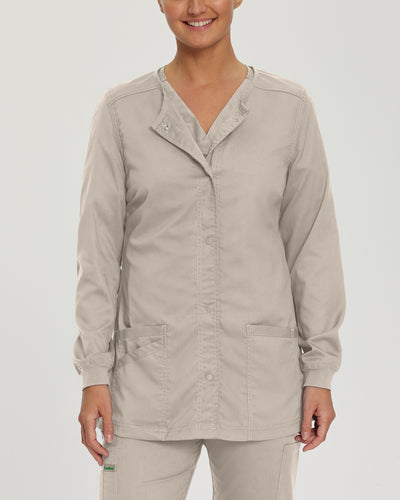 Women's 3 Pocket Warm-Up Scrub Jacket